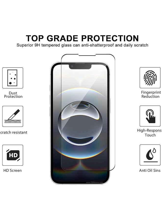 DUSALA 2 Pieces Iphone 16E Clear 9H Hardness 0.33mm Thin 3D ARC Edge Anti-Explosion Tempered Glass Screen Protector Compatible for Iphone 16e 2025 2 Pack Clear Glass - Image 4