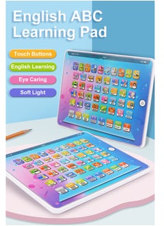GOOTOY English ABC children learning Pad Portable compact tablet Kid’s computer Children’s educational toy All in one preschool gift  - Image 1