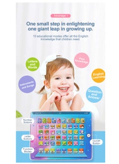 GOOTOY English ABC children learning Pad Portable compact tablet Kid’s computer Children’s educational toy All in one preschool gift  - Image 2
