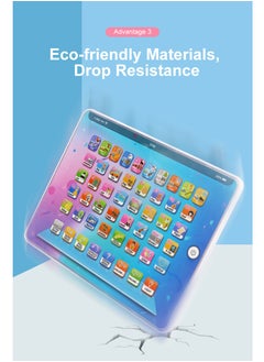 GOOTOY English ABC children learning Pad Portable compact tablet Kid’s computer Children’s educational toy All in one preschool gift  - Image 4