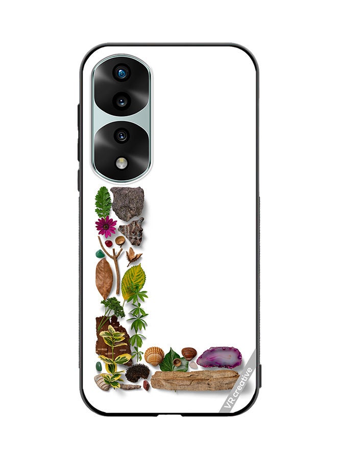 VR CREATIVE Protective Case Cover For Honor 70 Pro plus Alphabet L Design Multicolour - Image 1