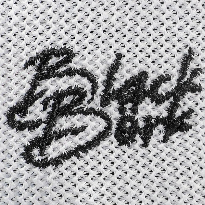 Black Börk V2 Trucker Limited Edition - Unisex Black-White Cordura Fabric Hat (Cap) with 2 Code Logo