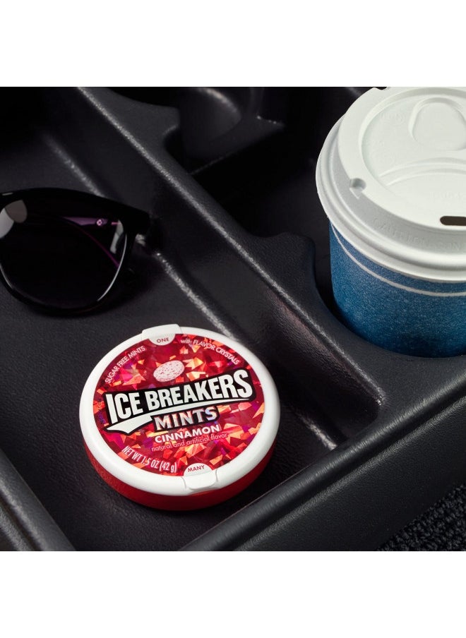 Ice breakers Ice Breakers Cinnamon Sugar Free Breath Mints Tins, 1.5 Oz (8 Count)  - Image 2