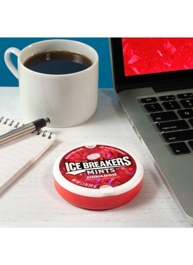 Ice breakers Ice Breakers Cinnamon Sugar Free Breath Mints Tins, 1.5 Oz (8 Count)  - Image 4
