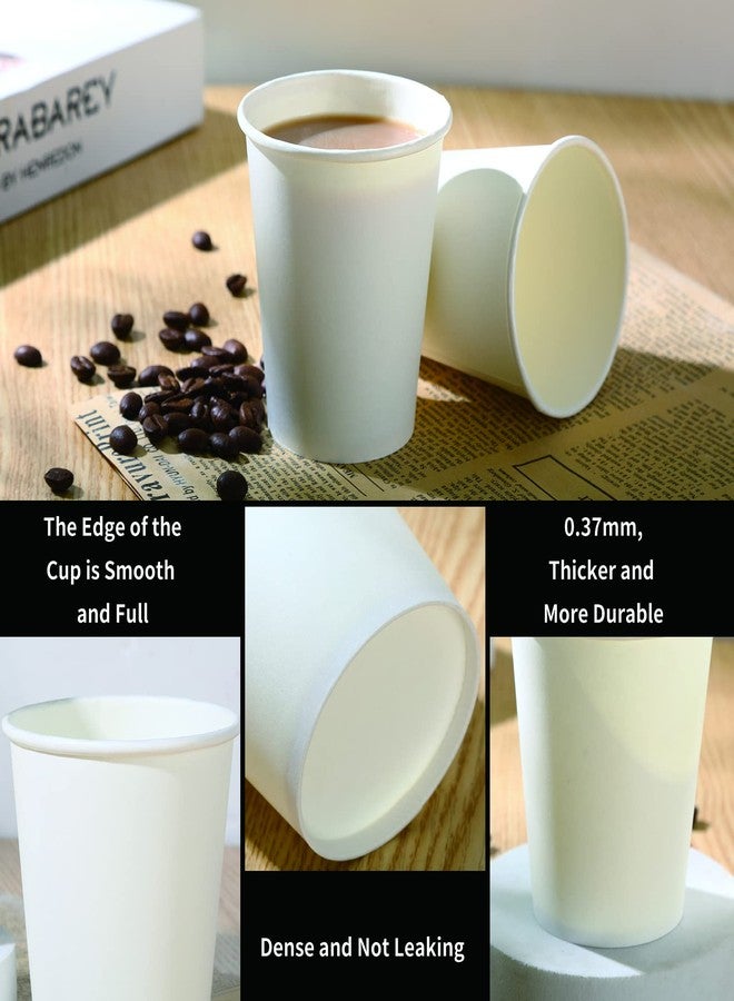 Cxsel 100 Park Disposable Hot Coffee Cups - Bulk 8 Oz Paper Cups, Disposable cups - Image 2