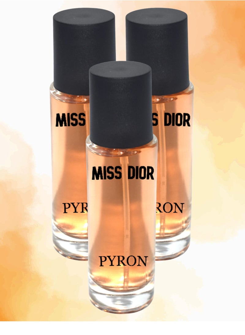 بيرون 3 قطع عطر ميس ديور نسائي 30 مل - Image 1