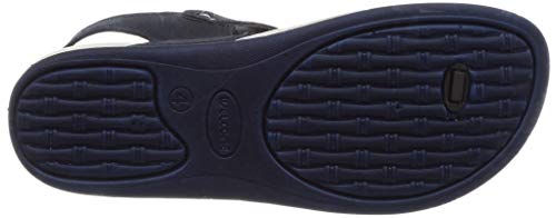 WELCOME Women's Matellicblue Flip-Flops - 7 UK/India (40 EU)(SI_BluePF01_7) - Image 5