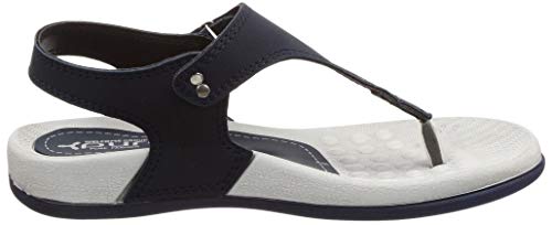 WELCOME Women's Matellicblue Flip-Flops - 7 UK/India (40 EU)(SI_BluePF01_7) - Image 4