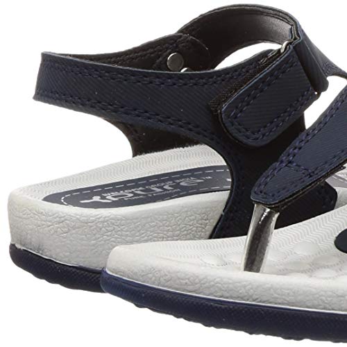 WELCOME Women's Matellicblue Flip-Flops - 7 UK/India (40 EU)(SI_BluePF01_7) - Image 3