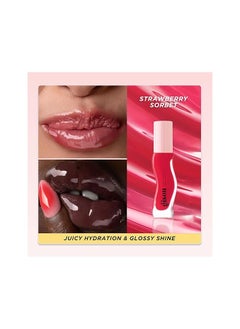 Gisou Gisou Honey Infused Lip Oil, Strawberry Sorbet, 8 ml  - Image 3