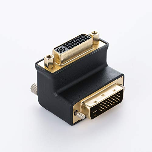 Arnorin DVI-I Female to DVI-D Male Right Angle Adapter - Image 1