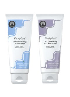 Fix My Curls Curl Quenching Moisture Bundle for Curly and Wavy Hair, 1.76 Oz Each  - Image 1