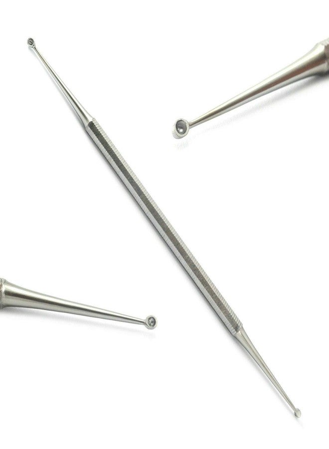 MEDENTRA Professional Double Ended Nail Curette 1.5/2.5mm Dermal Ingrown Toenail Cleaner Scoop Chiropody Podiatry Tools - Image 1