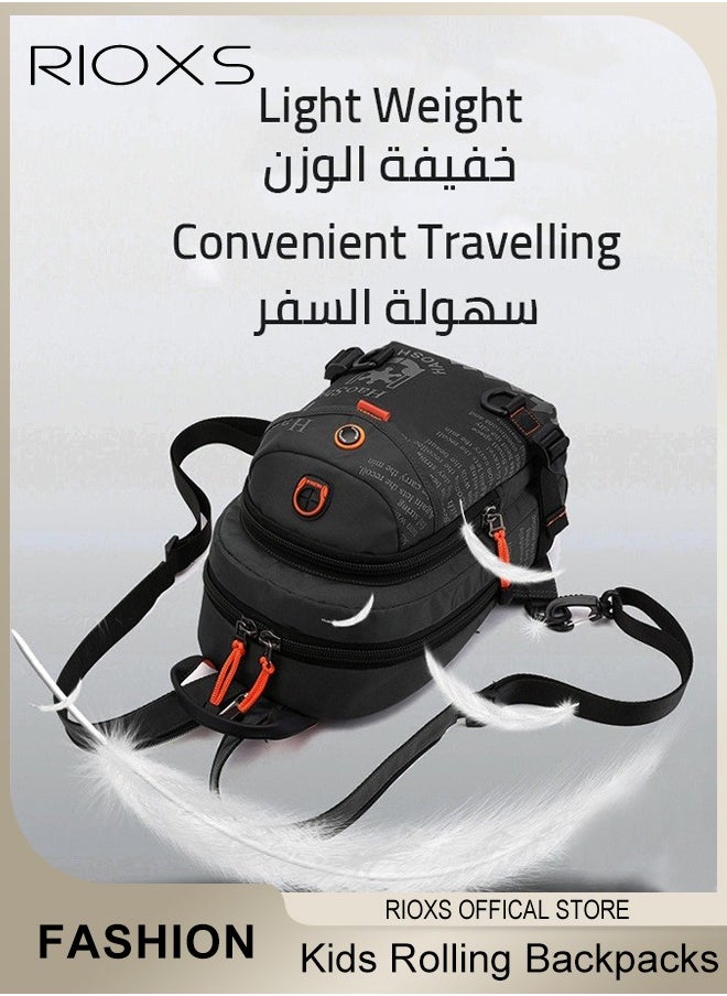 RIOXS - Multifunctional Portable Bag Crossbody Body Chest Sling Shoulder Bag Small Backpack for Men Women Casual Shoulder Backpack Bag Lightweight Waterproof Bag for Travel Hiking - Image 1