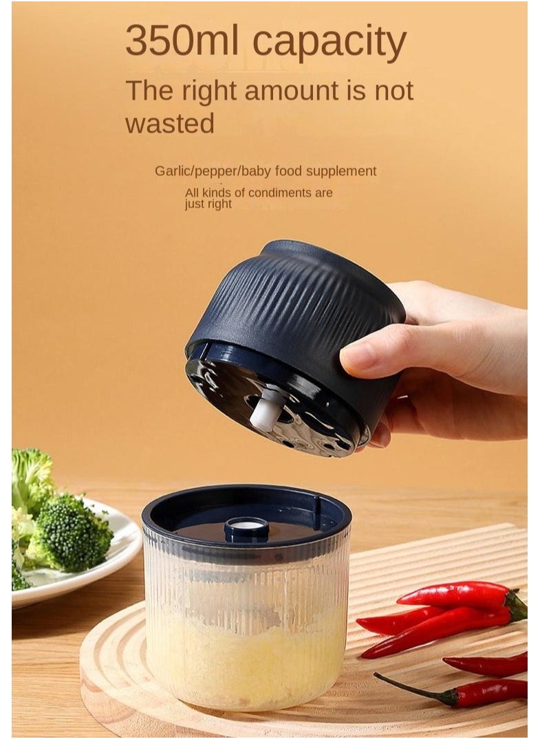 Generic Electric Garlic Puree Garlic Mince Machine Household Garlic Purer Baby Auxiliary  Food Processor  - Image 3