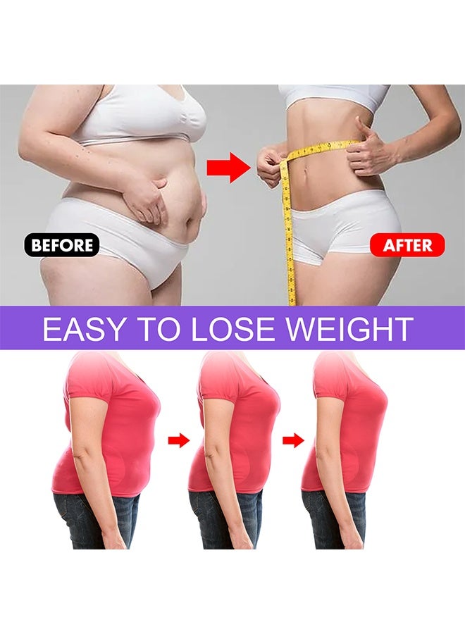 EELHOE 30 Pcs Slimming Patch, Help Detoxify Tone and Tighten Skin, Toning Contouring Firming, Belly Button Patches for Abdomen Weight Loss, Natural Belly Button Stickers Metabolize Fats  - Image 4