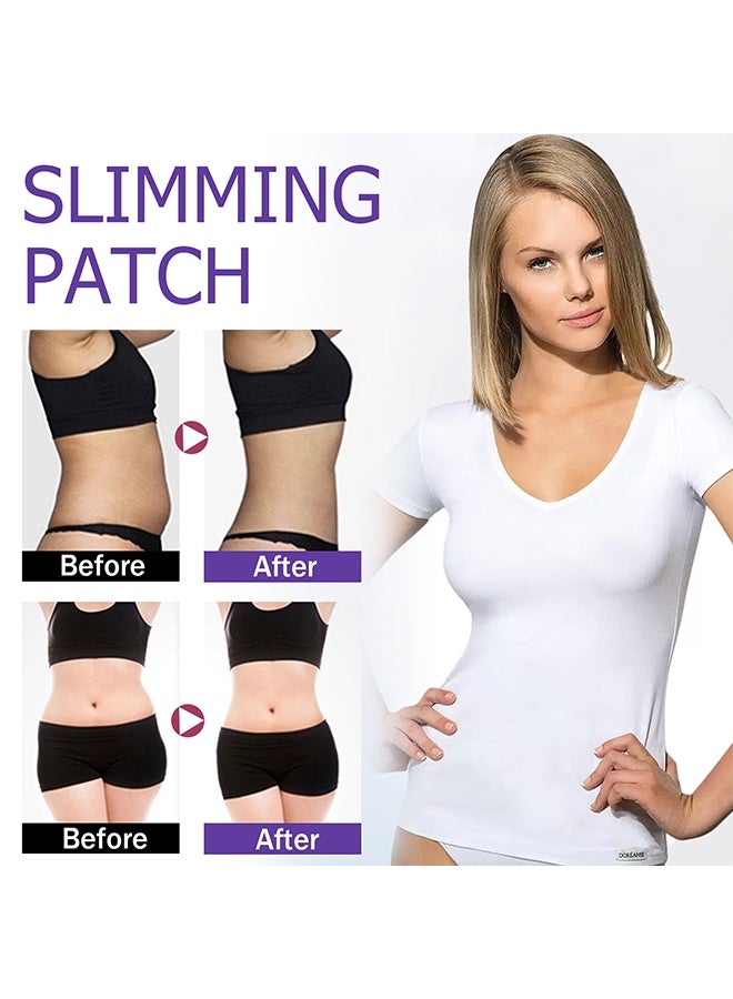 EELHOE 30 Pcs Slimming Patch, Help Detoxify Tone and Tighten Skin, Toning Contouring Firming, Belly Button Patches for Abdomen Weight Loss, Natural Belly Button Stickers Metabolize Fats  - Image 2