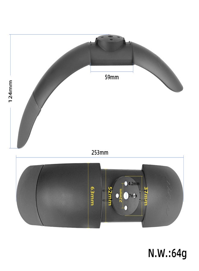 Ulip Electric Scooter Front Mudguard Mud Flaps Splash Guards Widened Front Fenders Compatible with M365 PRO PRO2 MI3 MI4pro - Image 2