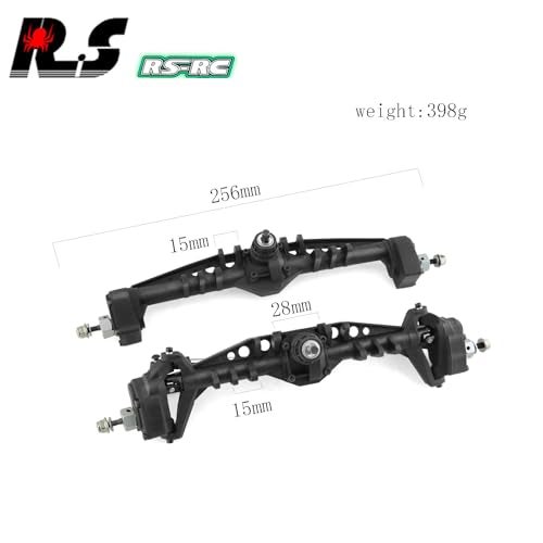 REDSPIDER Front and Rear Plastic Currie F9 Portal Axle Complete for Axial Capra UTB10 19 UTB 110 rc Crawler axles FrontBehind - Image 5
