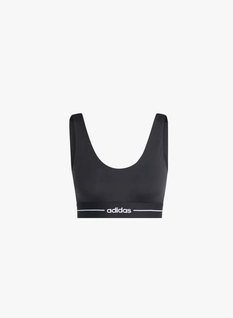 Adidas BLACK Hyperglam Light Support Bra for Women | Best Price UAE