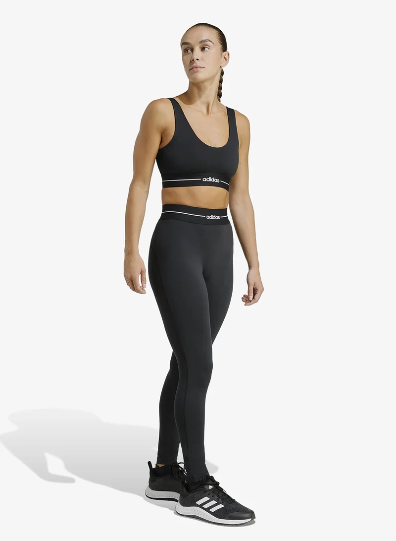 Adidas BLACK Hyperglam Light Support Bra for Women | Best Price UAE