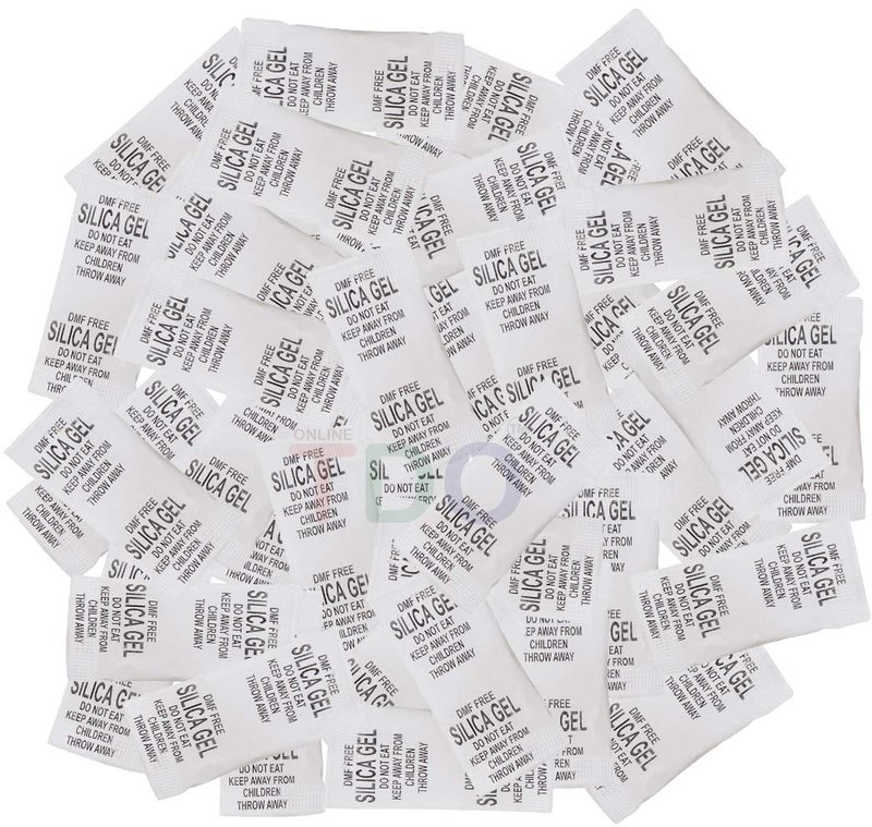 TDO TDO Silica Gel 1gm Pouch 300 pcs Pack Moisture absorbents Dehumidifier Silica Gel Bags for Moisture Room Cupboard Kitchen ShoeWardrobe CarCamera Lenses