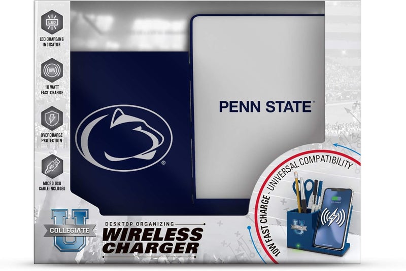 SOAR NCAA Unisex Cell Phone Wireless Charging Stand and Desktop Organizer - Image 3