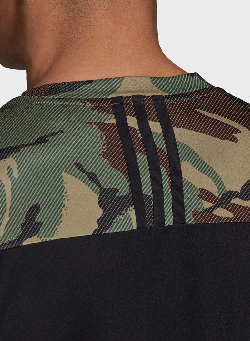 Adidas Design 2 Move Camo Graphic T-Shirt