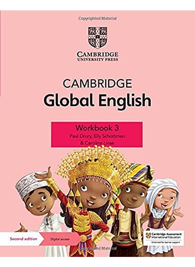 كتاب العمل كامبريدج جلوبال إنجليش 3 مع الوصول الرقمي (سنة واحدة): لمدرسة كامبريدج الابتدائية والثانوية الدنيا الإنجليزية كلغة ثانية [مع الوصول]