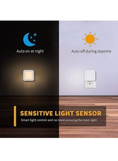 Generic Stepless Dimmable Night Light, LED Nightlights Plug in Wall with Auto Dusk to Dawn Sensor, Brightness Adjustable for Kids, Bedroom, Bathroom, Hallway, Stair, Kitchen, Warm White -1 Pack  - Image 5