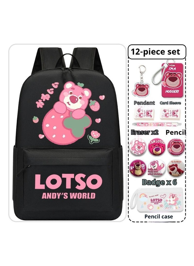 General 13-Piece Cartoon Lotso Backpack Set  - Image 1