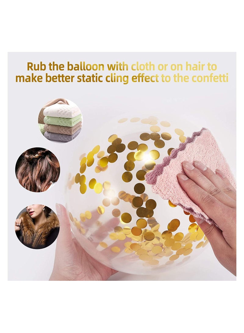 Highland 50-Piece  Golden and White Balloon Decoration Set for Birthday/Baby Shower/Anniversary Party  - Image 4