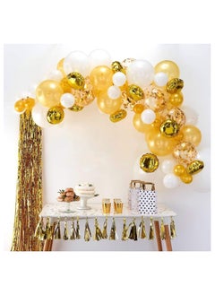 50-Piece  Golden and White Balloon Decoration Set for Birthday/Baby Shower/Anniversary Party - pzsku/Z68F5D6BFD7DC6262FF76Z/45/_/1627576949/f48dab62-5ef8-4a01-892a-7c8882d59078