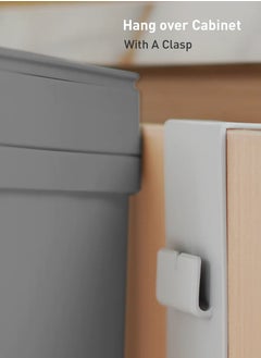 EKO PURO II SERIES | Mountable Compost Bin | Suitable For Kitchen Counter-Tops & Under Sinks | Fingerprint-Resistant | Matte Grey | 5L  - Image 2