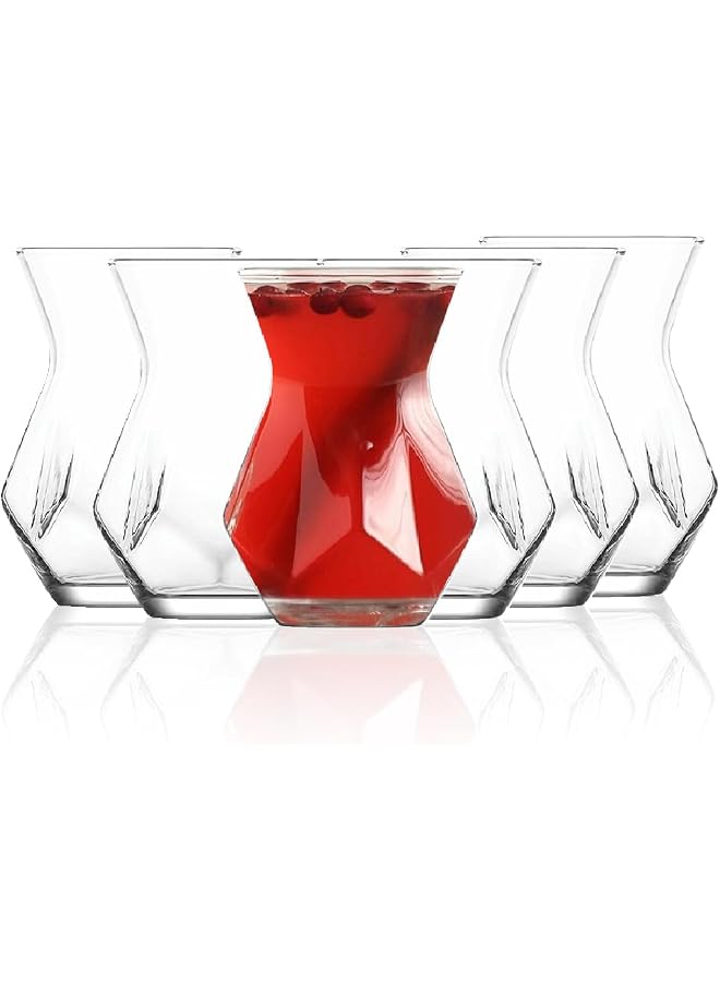 S-TOP ALYA TEA GLASS 165cc 6PC SET - Image 1