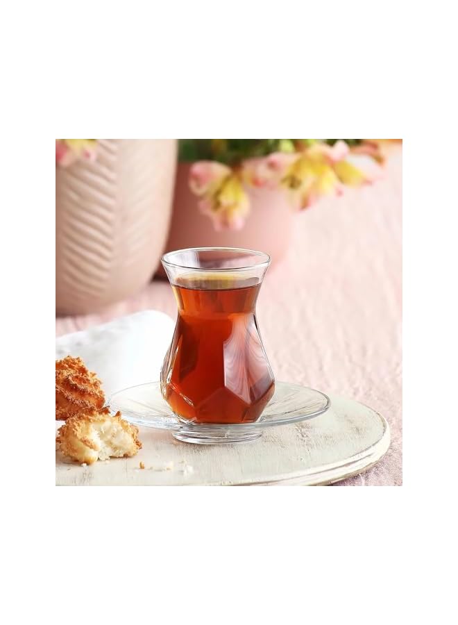 S-TOP ALYA TEA GLASS 165cc 6PC SET - Image 2