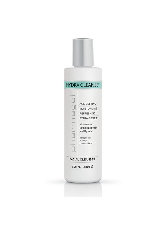 Pharmagel - Hydra Cleanse Water Rinseable Facial Cleanser For All Skin Types | Natural Face Wash | Hydrating, Age Defying, And Revitalizing Face Cleanser | 8.5 Fl. Oz. - Image 1