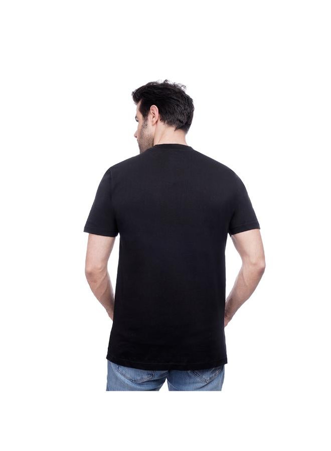Coup Coup Men Printed Single Jersey T-Shirt 1000700 3XL - Black  - Image 3