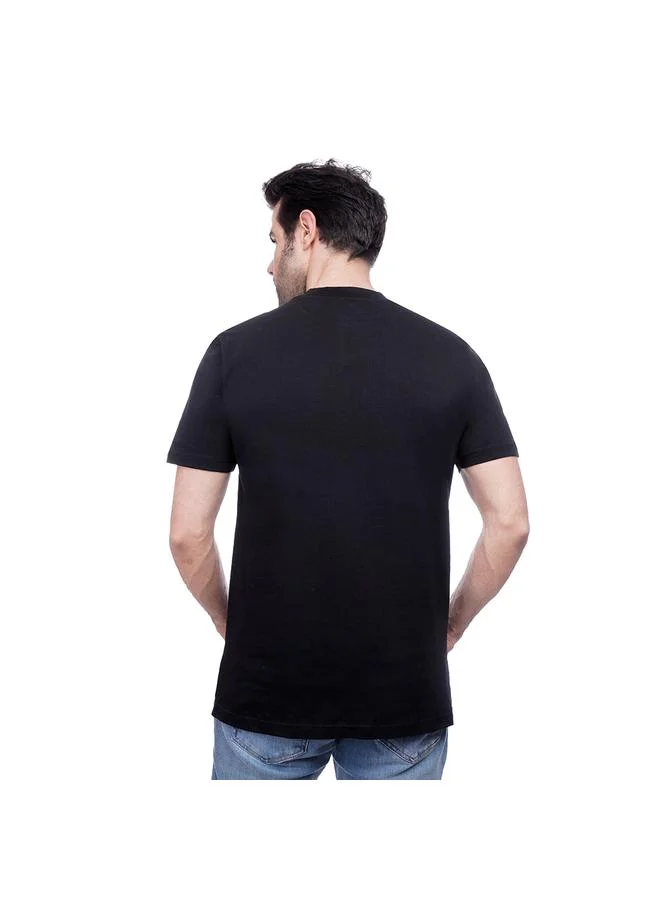 Coup Printed Single Jersey T-Shirt Medium - Black - 1000700
