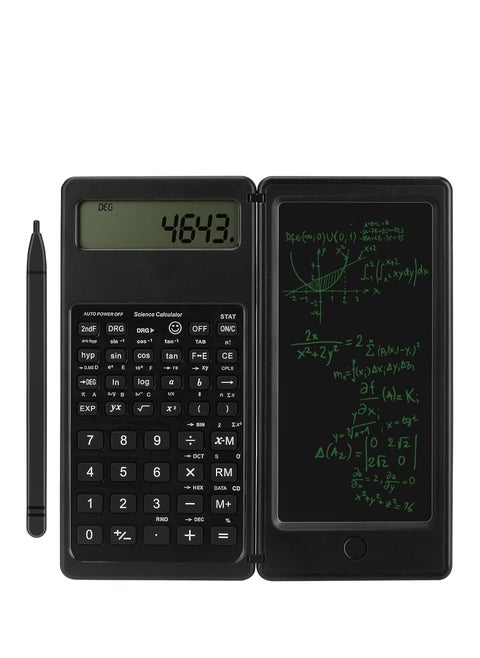 2 in 1 tablet and calculator that can be used as a calculator for daily calculations or as a tablet for reading or working