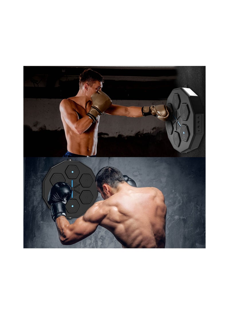 SYOSI - Music Boxing Machine, Smart Boxing Equipment with a Three-Layer Shock Absorption Configuration, Perfect for Boxing Machine and Boxing Target Workouts, for Beginners and Professionals - Image 1