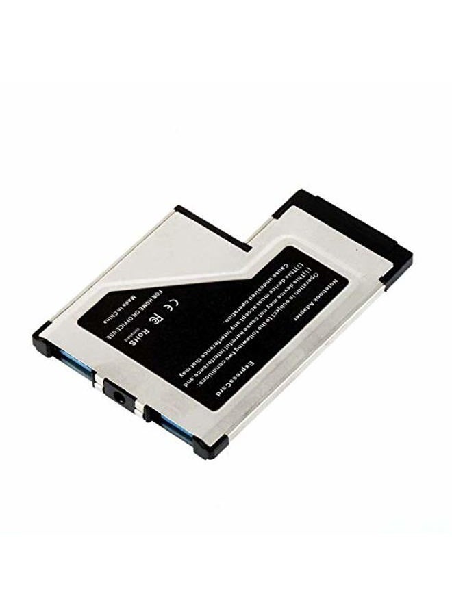 Mustpoint 5Gbps 2 Port Hidden Inside USB 3.0 HUB to Express Card ExpressCard 54mm Adapter - Image 3