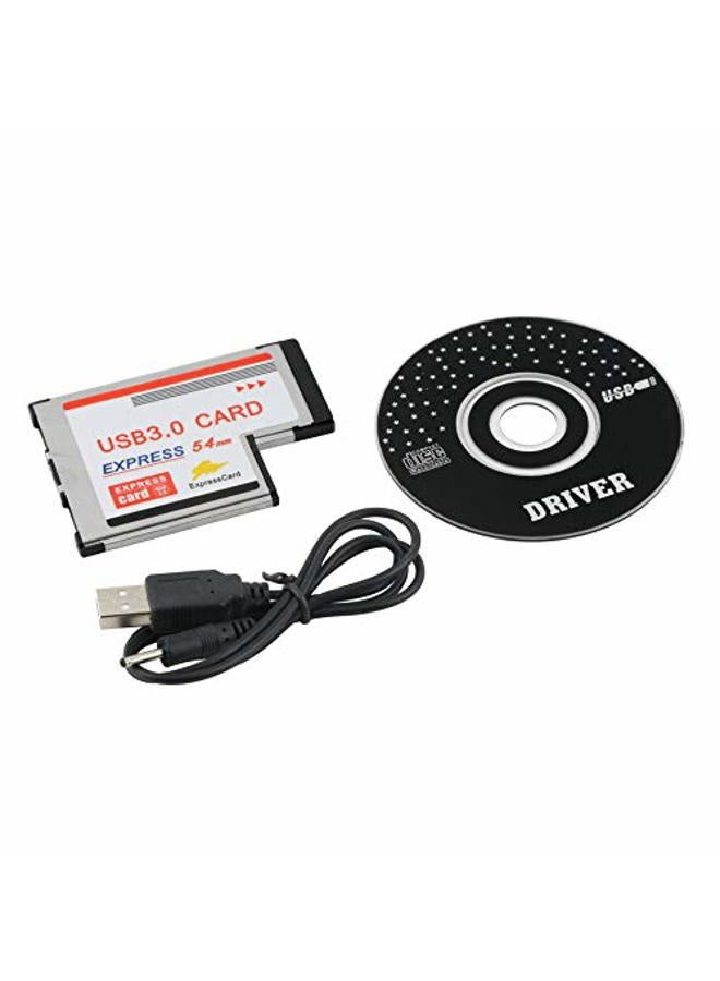 Mustpoint 5Gbps 2 Port Hidden Inside USB 3.0 HUB to Express Card ExpressCard 54mm Adapter - Image 5