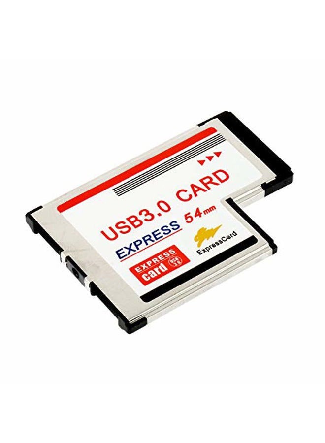 Mustpoint 5Gbps 2 Port Hidden Inside USB 3.0 HUB to Express Card ExpressCard 54mm Adapter - Image 2