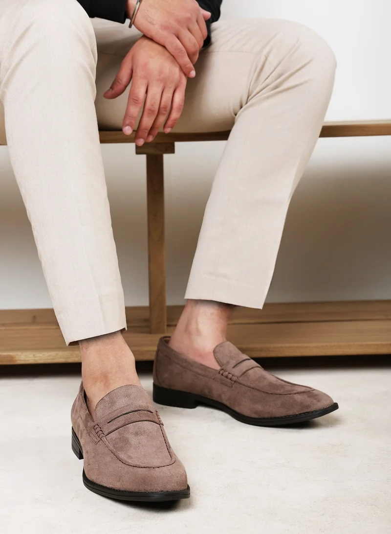 Where's That From Gavin Suede Slip on Penny Loafer