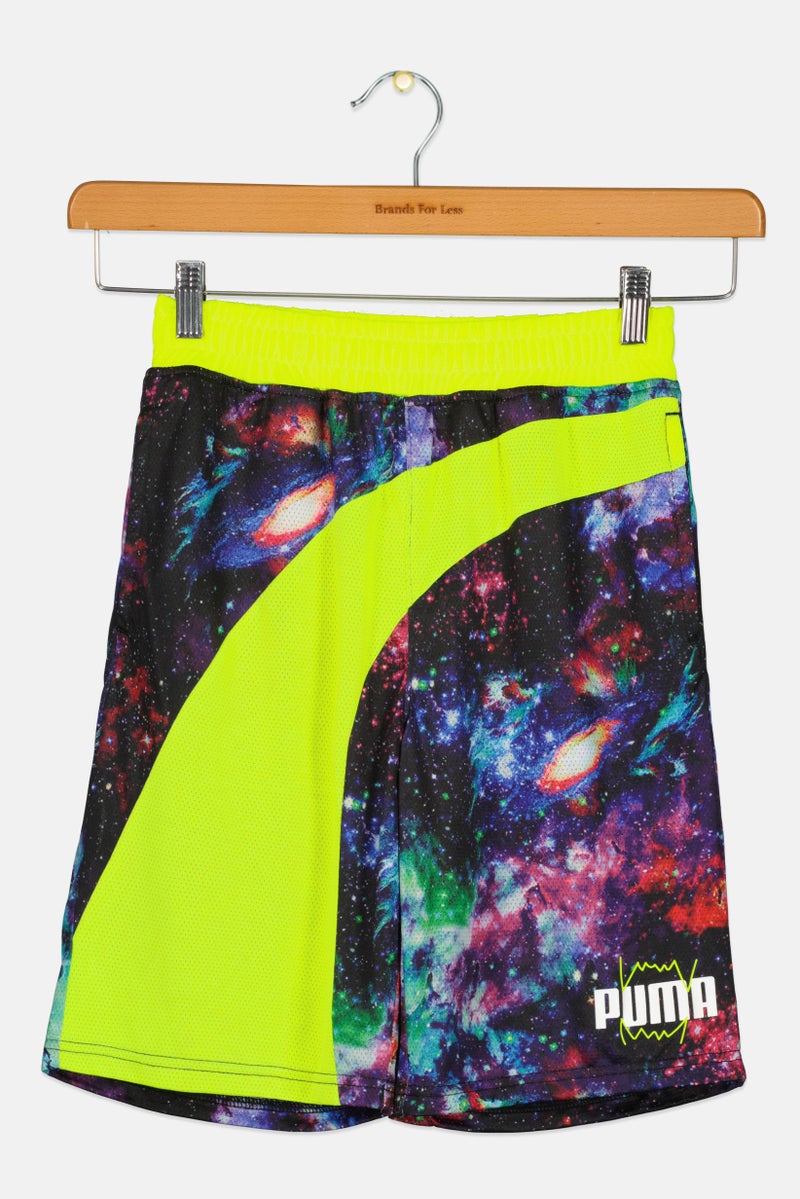 PUMA Kids Boy Sportswear Fit Basketball Shorts, Multicolor - Image 2