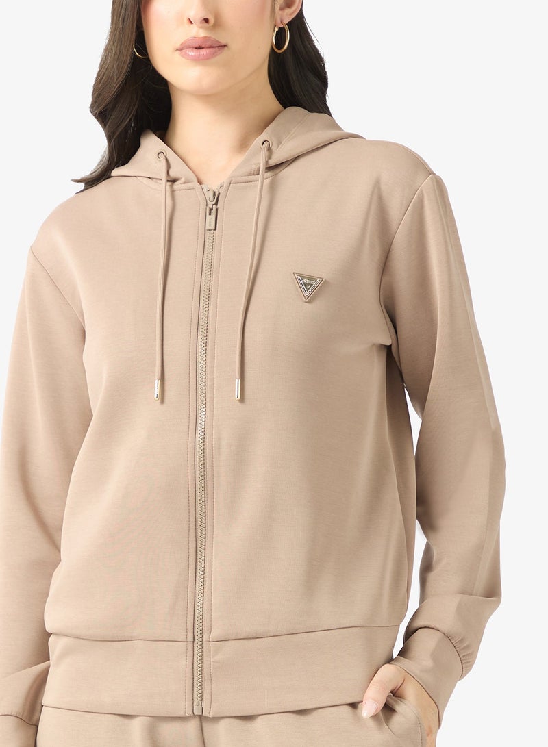 GUESS Olympe Zip Through Hoodie - Image 1