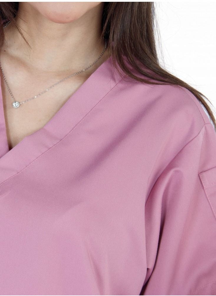 Kenzi Kenzi medical scrub set for unisex Light mauve 2  - Image 3