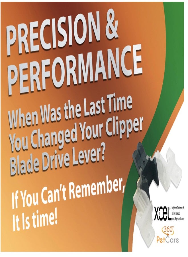 إكسيل شفرة بديلة لذراع تجميع محرك XCEL لماكينات قص شعر الحيوانات الأليفة (عبوة من 4 قطع) - Image 4