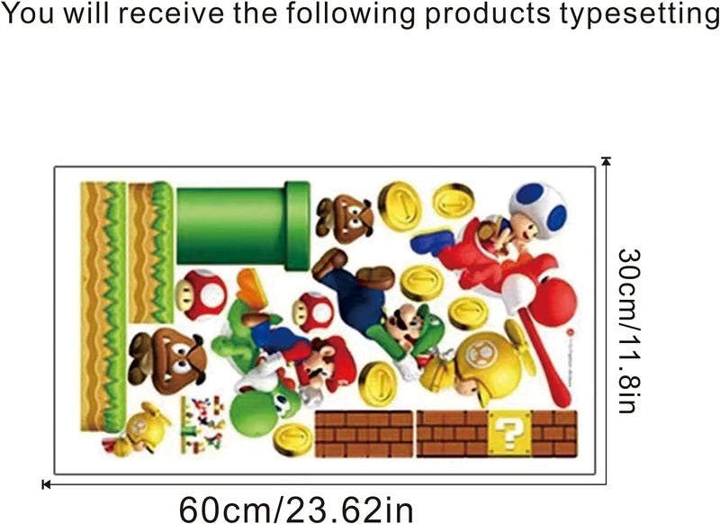 BPA Super Mario Wall Decals for Kids - Image 4